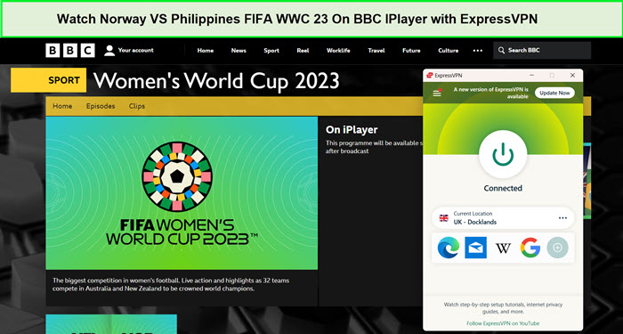 Watch-Norway-VS-Philippines-FIFA-WWC-23-in-Hong Kong-On-BBC-IPlayer-with-ExpressVPN