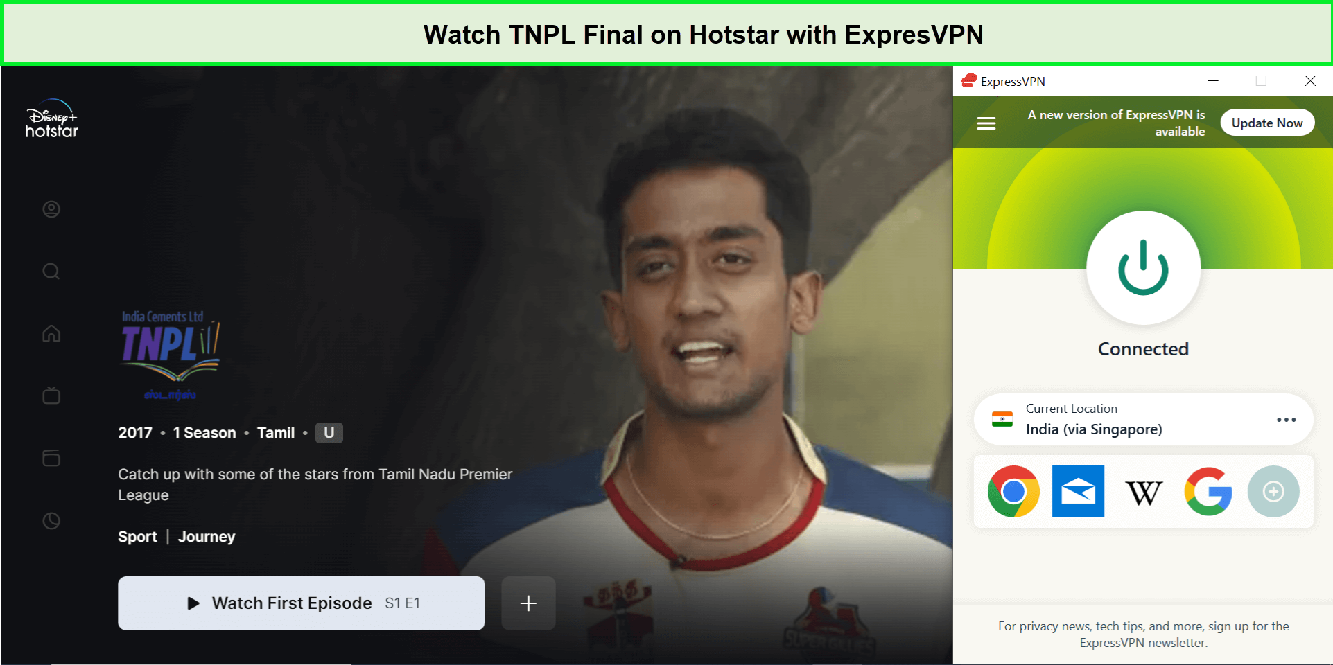 Watch-TNPL-Final-in-Italy-on-Hotstar-with-ExpresVPN