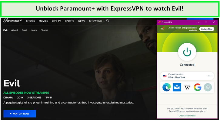 Unblock-Paramount-with-ExpressVPN-to-watch-Evil-in-Italy