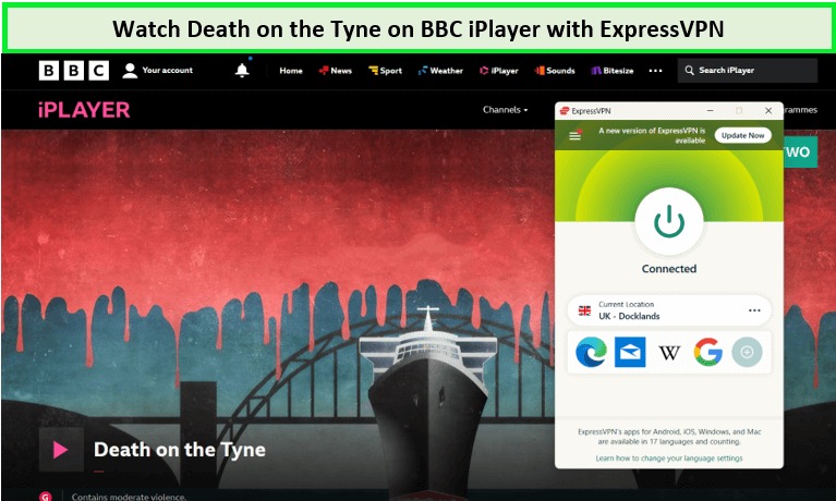 express-vpn-unblocks-death-on-the-tyne-in-Spain-on-bbc-iplayer