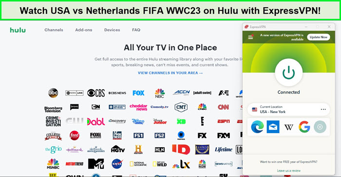 usa-vs-netherlands-on-hulu-in-Canada-with-expressvpn