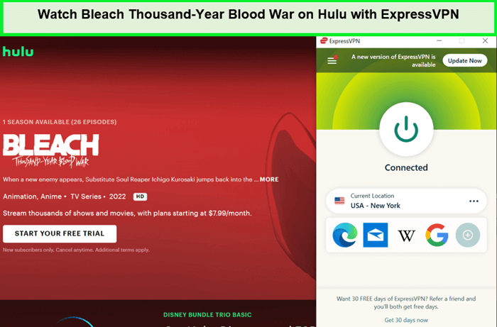 watch-bleach-thousand-year-blood-war-in-India-on-hulu-with-expressvpn