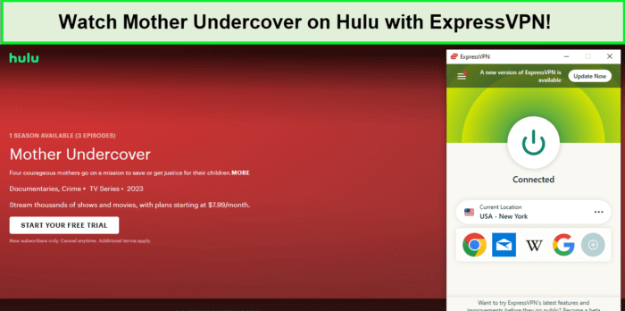 Watch-Mother-Undercover-outside-USA-on-Hulu-with-ExpressVPN