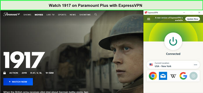 Watch-1917-in-South Korea-on-Paramount-Plus-with-ExpressVPN