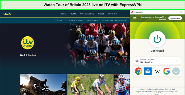  Mira la Vuelta a Gran Bretaña 2023 en vivo in - Espana En ITV con ExpressVPN 