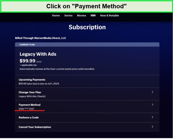 click-on-payment-method