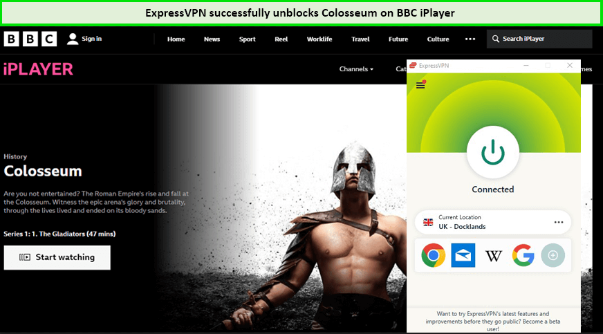 express-vpn-unblock-colosseum-outside-UK-on-bbc-iplayer