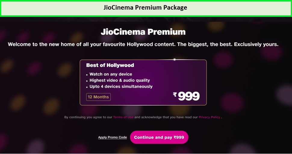 jiocinema-premium-package