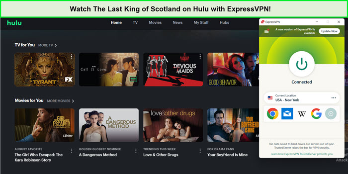  L'ultimo re di Scozia su Hulu in - Italia 