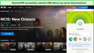  ExpressVPN débloque CBS in - France 