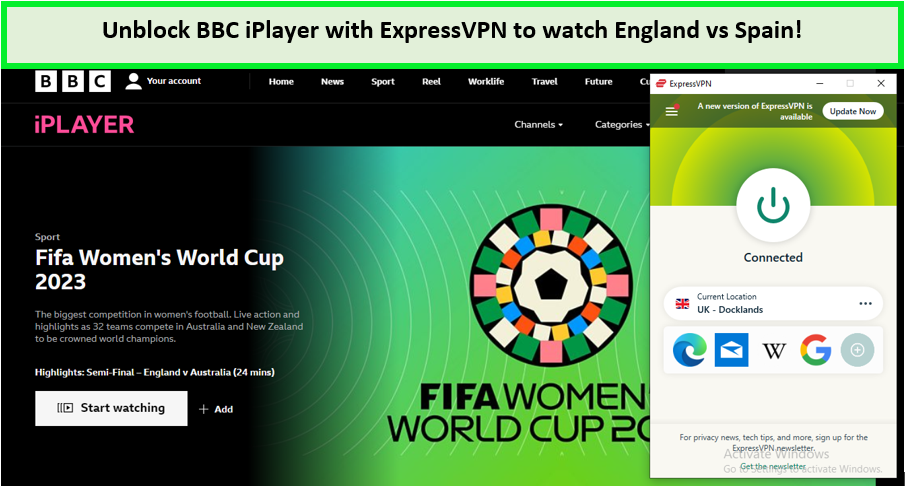 watch-england-vs-spain-in-UAE-on-bbc-iplayer