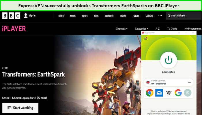 Express-VPN-Unblock-Transformers-EarthSparks-in-Italy-on-BBC-iPlayer