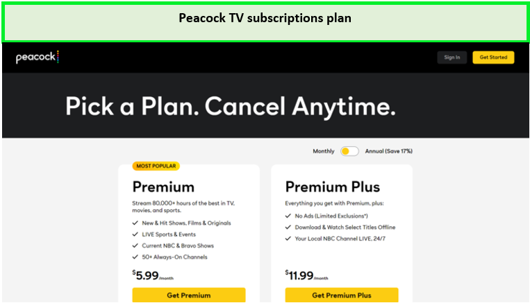 Peacock-TV-subscription-plans
