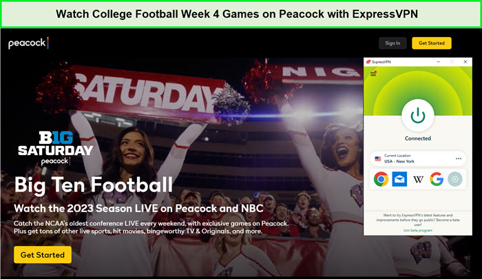 unblock-College-Football-Week-4-Games-in-Canada-on-Peacock-with-ExpressVPN