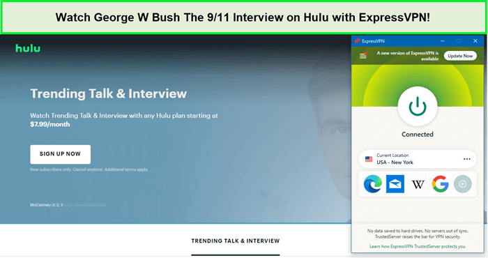 Watch-George-W-Bush-The-9-11-Interview-on-Hulu-with-ExpressVPN-in-Italy