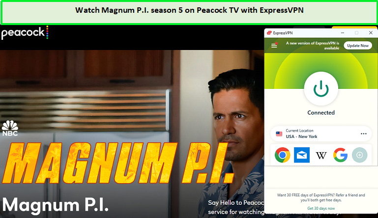 Watch-Magnum-P-I-Season-5-in-South Korea-on-Peacock-TV-with-ExpressVPN