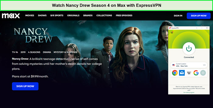 Watch-Nancy-Drew-Season-4-in-New Zealand-on-Max-with-ExpressVPN