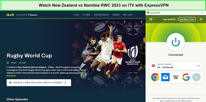  Regardez la Nouvelle-Zélande contre la Namibie à la Coupe du Monde de Rugby 2023. in - France Sur ITV avec ExpressVPN 