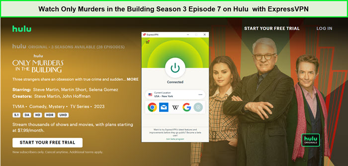 Watch-Only-Murders-in-the-Building-Season-3-Episode-7-in-South Korea-on-Hulu-with-ExpressVPN