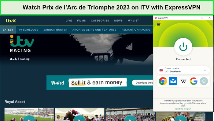  Kijk-Prijs-van-de-Arc-de-Triomf-2023- in - Nederland Op ITV met ExpressVPN 