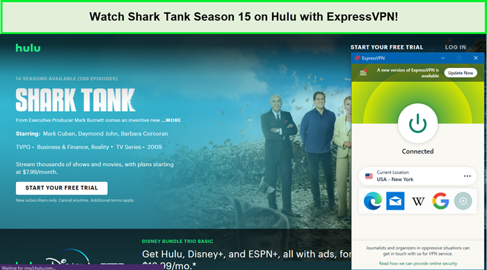 Watch-Shark-Tank-Season-15-on-Hulu-with-ExpressVPN-outside-USA