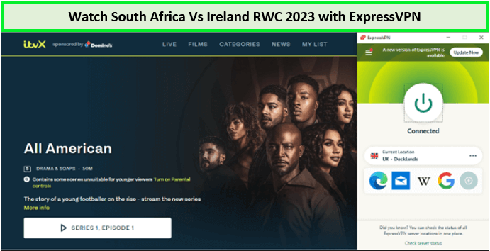  Guarda Sudafrica contro Irlanda RWC 2023 in - Italia Con ExpressVPN, puoi navigare in modo sicuro e anonimo su Internet. ExpressVPN offre una connessione veloce e affidabile, con server in tutto il mondo. 