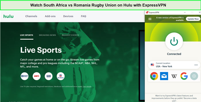 Watch-South-Africa-vs-Romania-Rugby-Union-in New Zealand-on-Hulu-with-ExpressVPN