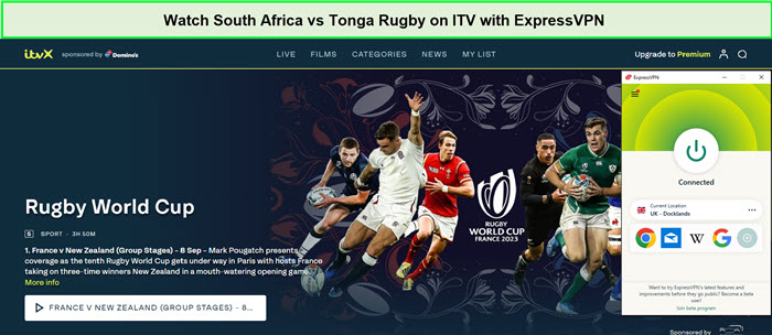 Guarda Sudafrica vs Tonga Rugby in - Italia Su ITV con ExpressVPN 