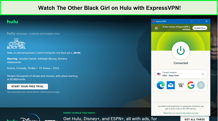  ExpressVPN desbloquea Hulu para The Other Black Girl. in - Espana 