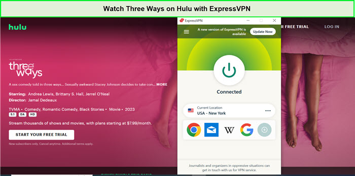 Watch-Three-Ways-outside-USA-on-Hulu-with-ExpressVPN