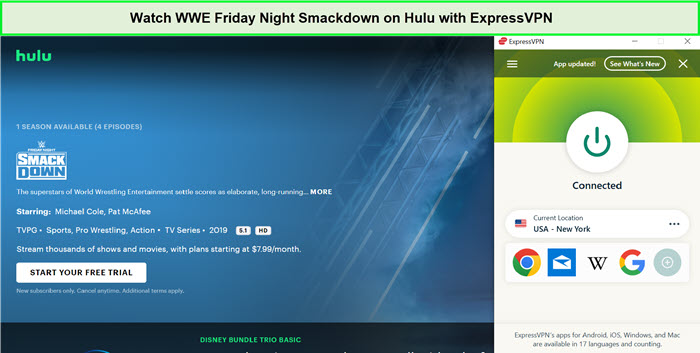 Watch-WWE-Friday-Night-Smackdown-in-Canada-on-Hulu-with-ExpressVPN