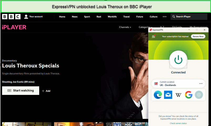  ExpressVPN entsperrt Louis Theroux auf BBC iPlayer. 
