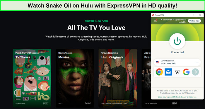  ExpressVPN ontgrendelt Hulu voor slangenolie-streaming. in - Nederland 