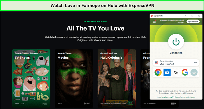  ExpressVPN ontgrendelt Hulu voor de liefde in Fairhope. in - Nederland 