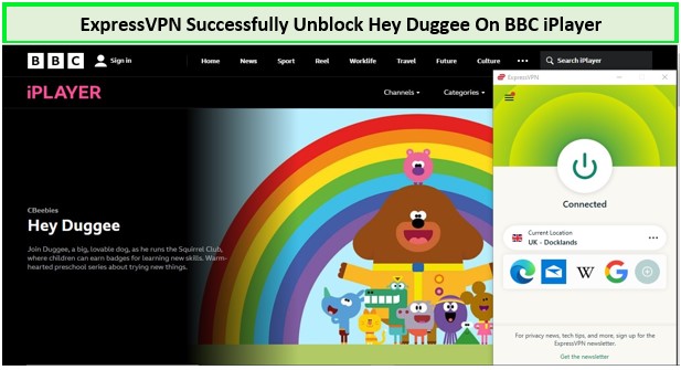  ExpressVPN erfolgreich entsperren Watch Hey Duggee auf BBC iPlayer 