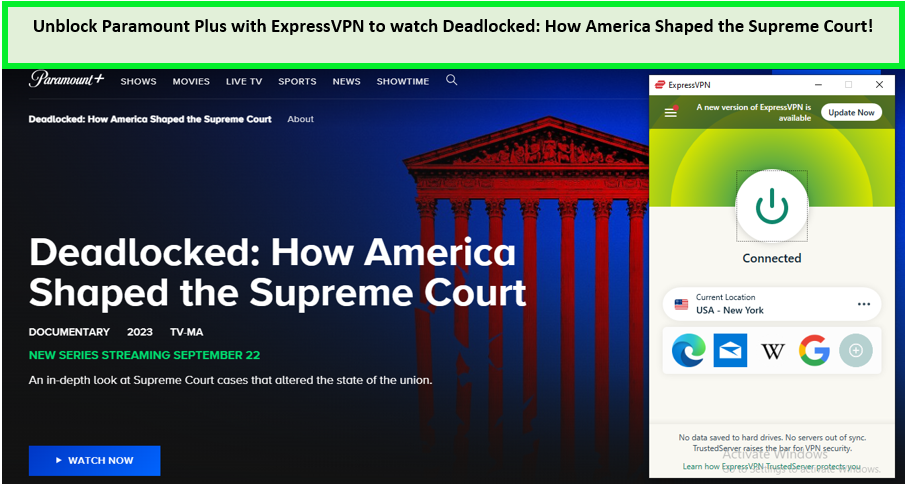  Beobachte Deadlocked: Wie Amerika den Supreme Court formte  -  Auf Paramount Plus 