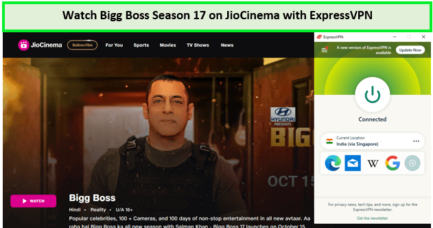Guarda la stagione 17 di Bigg Boss in - Italia Su JioCinema con ExpressVPN 