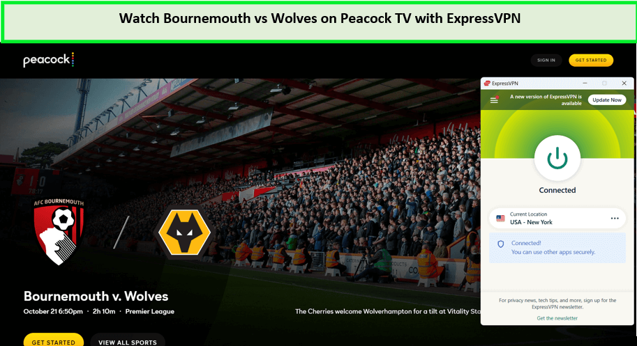 unblock-Bournemouth-vs-Wolves-in-Netherlands-on-Peacock-with-ExpressVPN