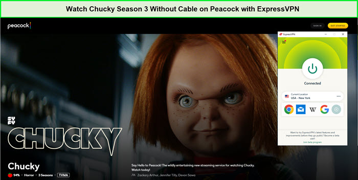 Desbloquear Chucky Temporada 3 Sin Cable in - Espana En Peacock con ExpressVPN 