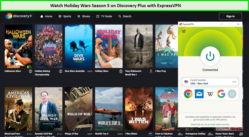 Watch-Holiday-Wars-Season-5-Outside-USA-on-Discovery-Plus-With-ExpressVPN