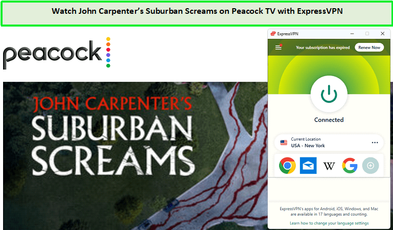  Desbloquear los gritos suburbanos de John Carpenter. in - Espana En Peacock TV 