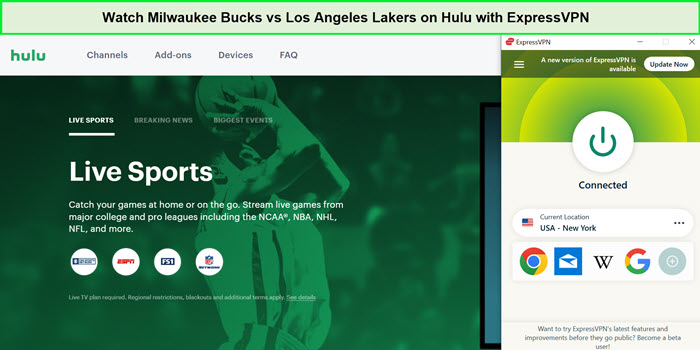 Watch-Milwaukee-Bucks-vs-Los-Angeles-Lakers-in-India-on-Hulu-with-ExpressVPN