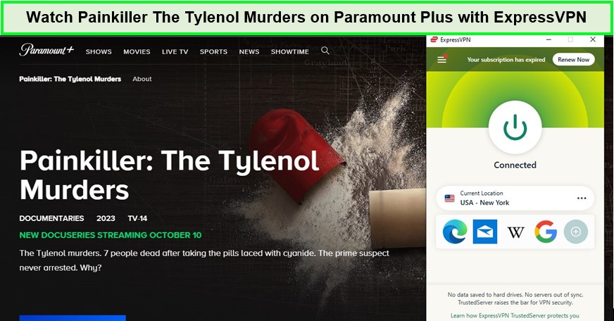  Beobachte Painkiller - die Tylenol-Morde.  -  Auf Paramount Plus 