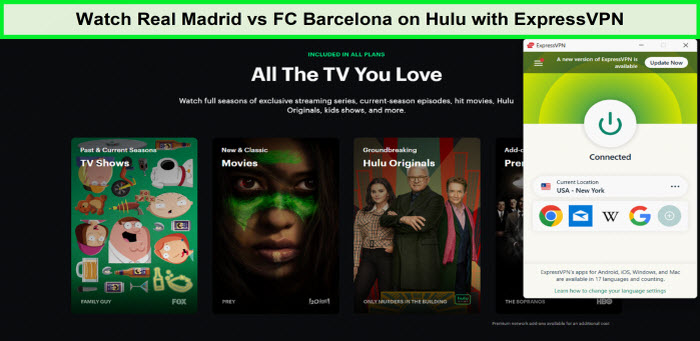  Kijk Real Madrid tegen FC Barcelona op Hulu met ExpressVPN in - Nederland 