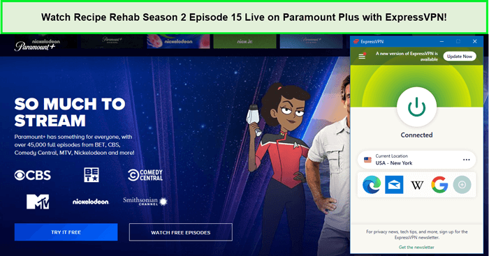  Kijk recept Rehab seizoen 2 aflevering 15 live op Paramount Plus met ExpressVPN in - Nederland 