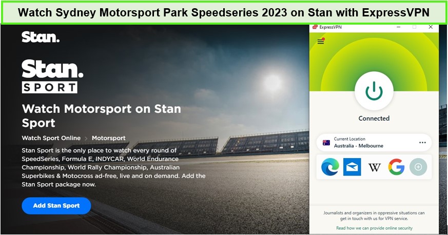  Kijk naar Sydney Motorsport Park Speedseries 2023 op Stan.  -  