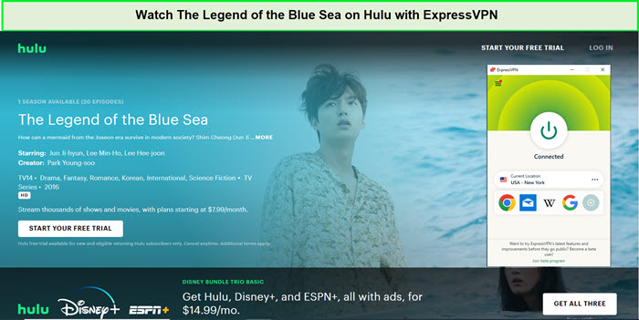  Regardez la légende de la mer bleue in - France Sur Hulu avec ExpressVPN 