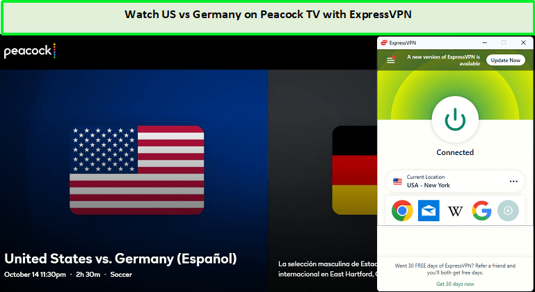 unblock-US-vs-Germany-in-Japan-on-Peacock-TV