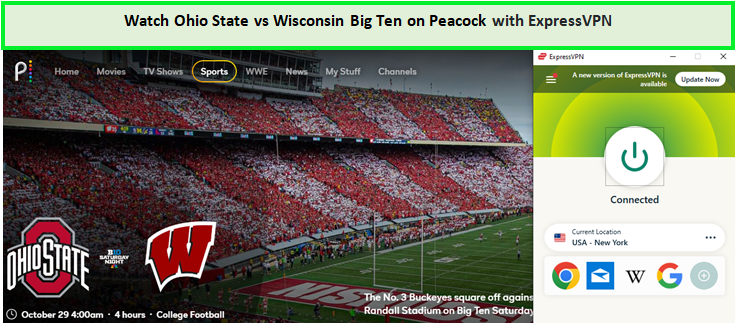 unblock-Ohio-State-vs-Wisconsin-Big-Ten-in-France-on-Peacock-TV-with-the-help-of-ExpressVPN