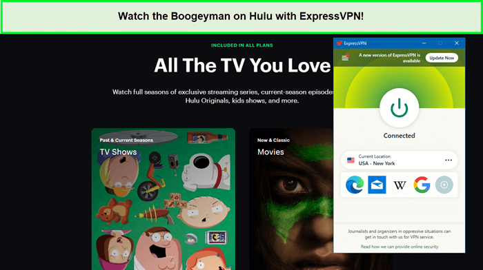  Schau dir den Boogeyman auf Hulu mit ExpressVPN an. in - Deutschland 